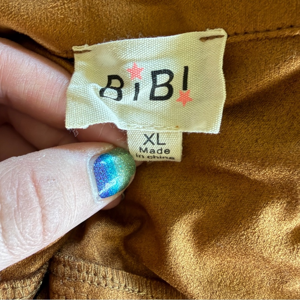 BiBi Fringe Button Up Shirt/Shacket - Picture 4 of 4